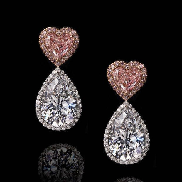 Heart Teardrop Earrings