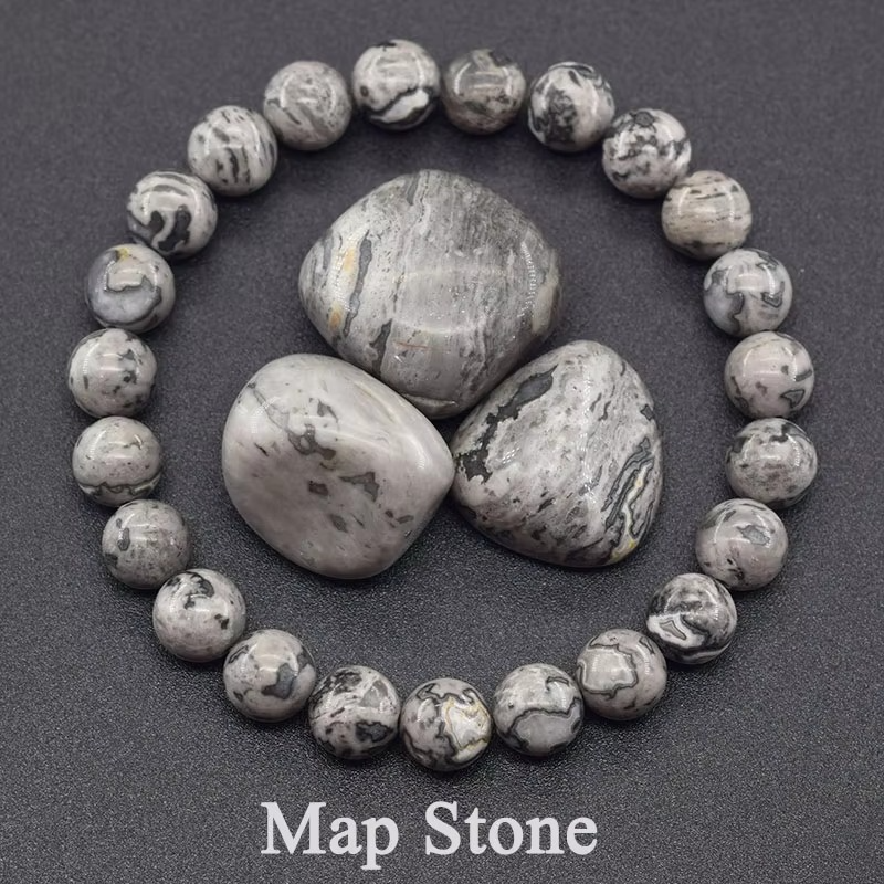 Classic Map Stone Bracelet