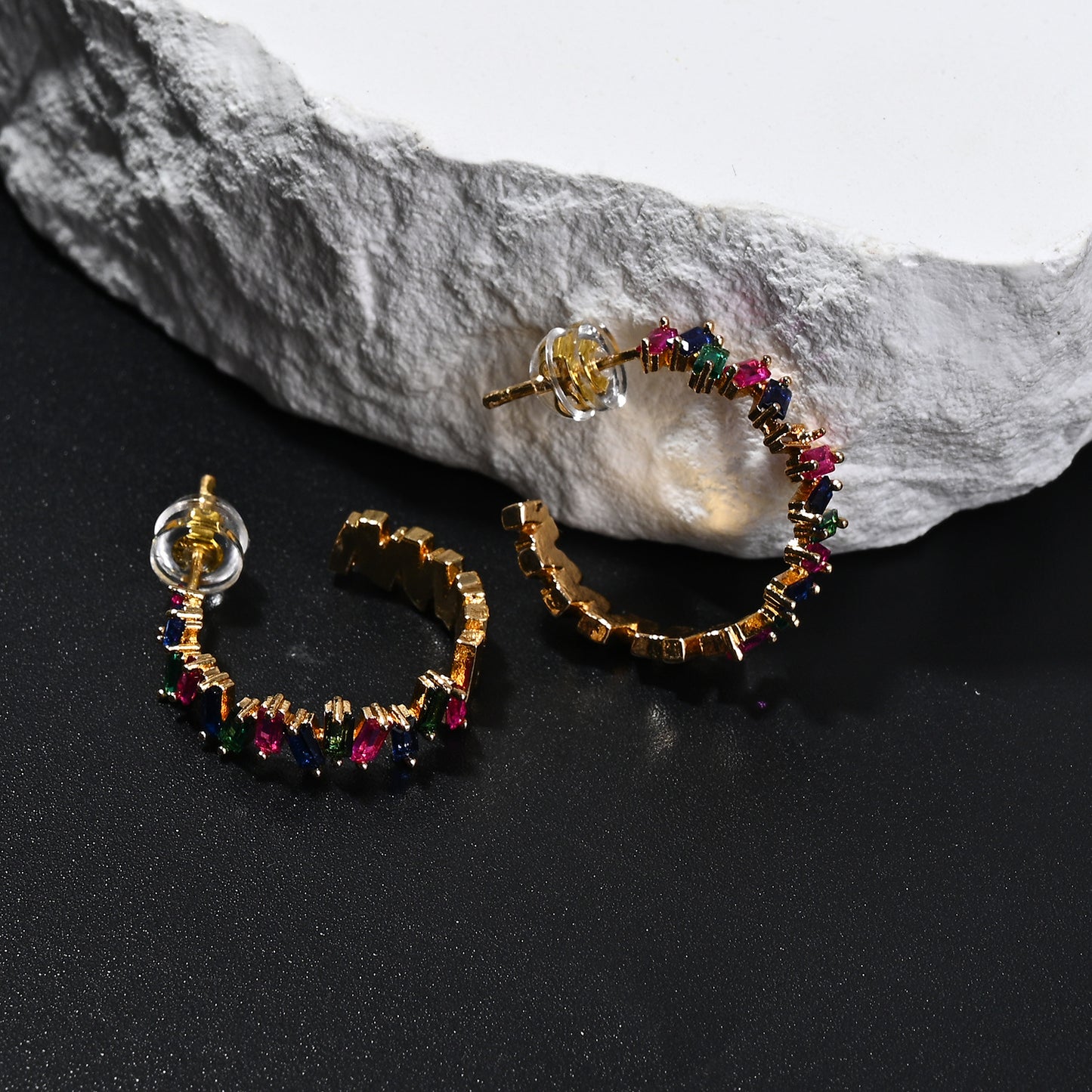 Colorful Crystal Earrings