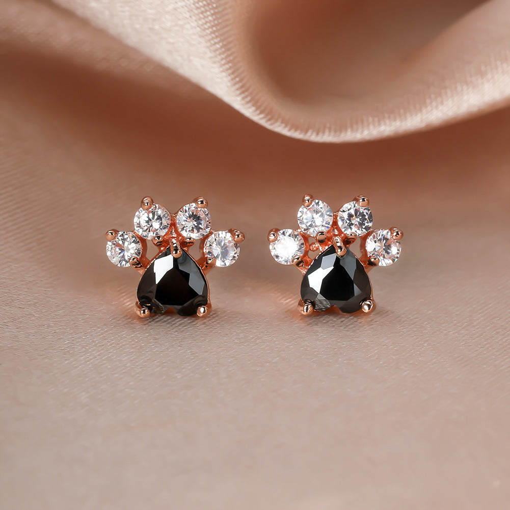 Elegant Black Diamond Earrings