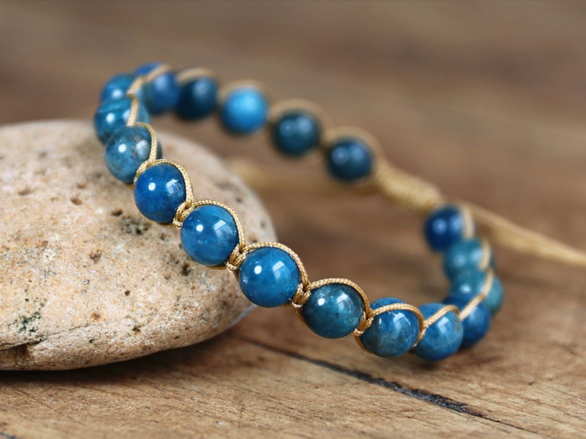 Elegant Blue Apatite Bracelet