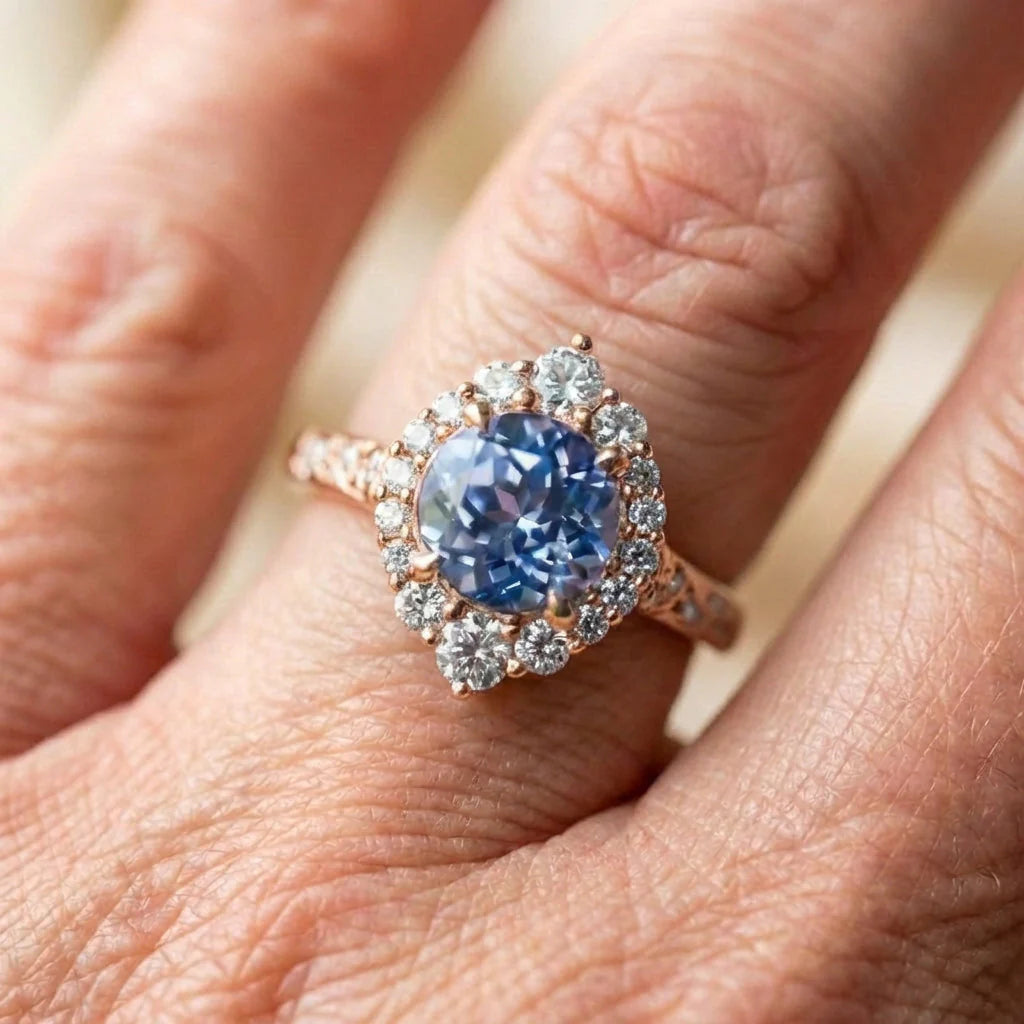 Elegant Blue Sapphire Ring