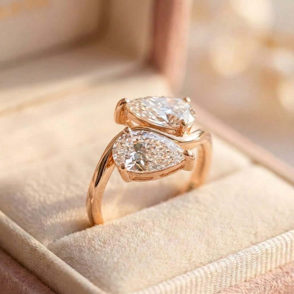 Elegant Crystal Statement Ring