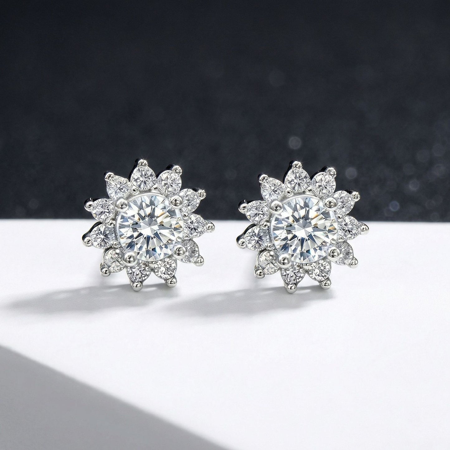Elegant Crystal Sunburst Petal