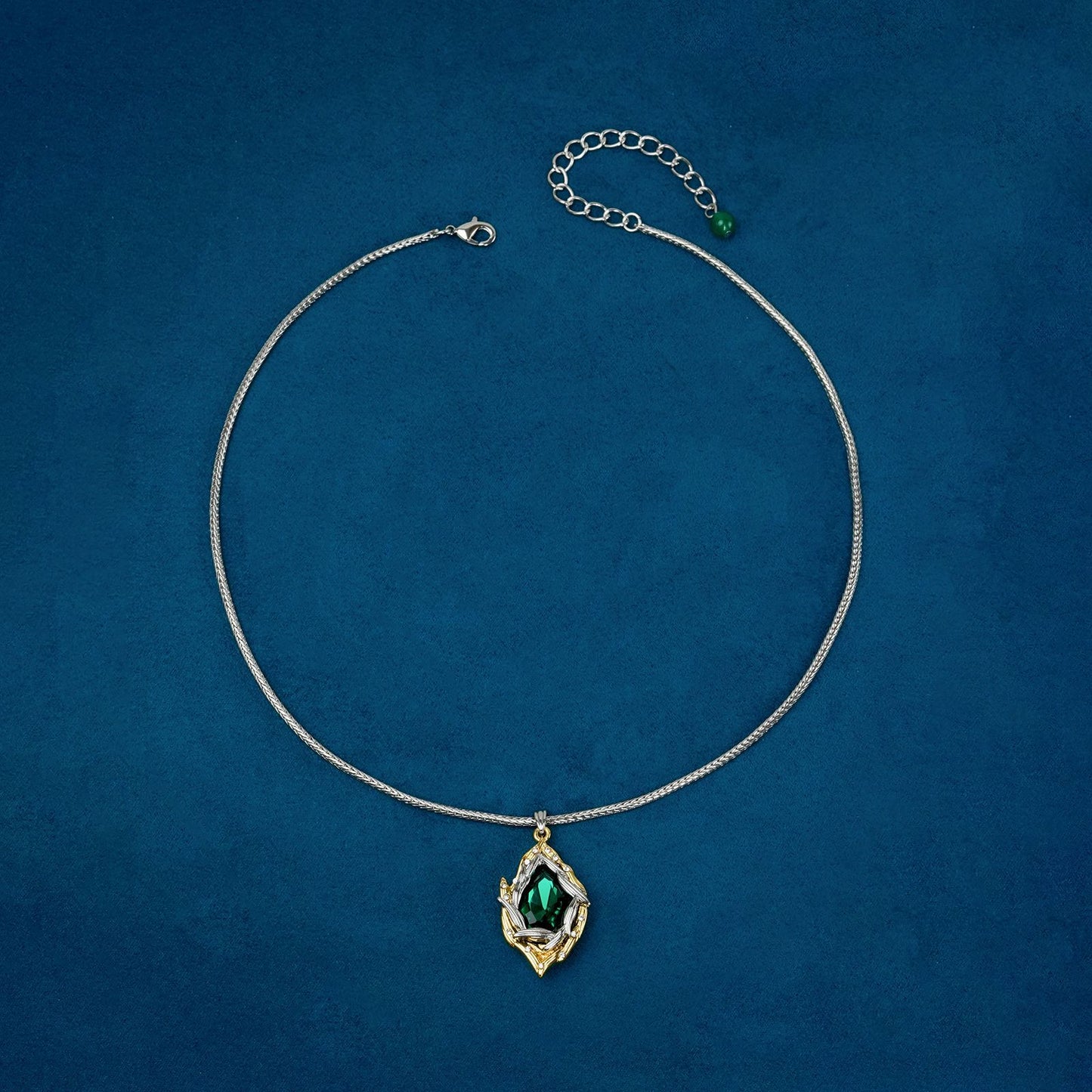 Elegant Emerald Necklace