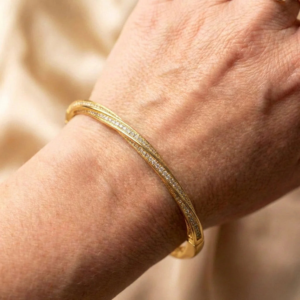 Elegant Gold Crystal