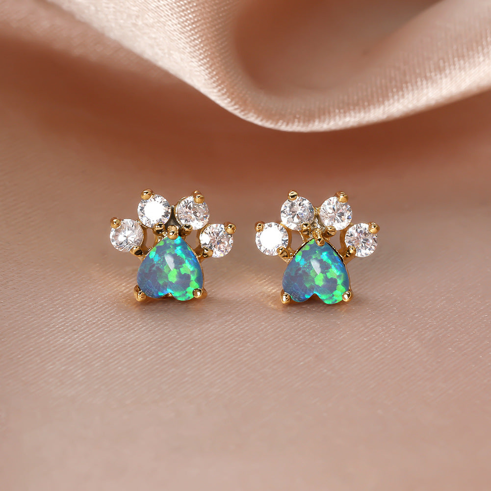 Elegant Opal Earrings