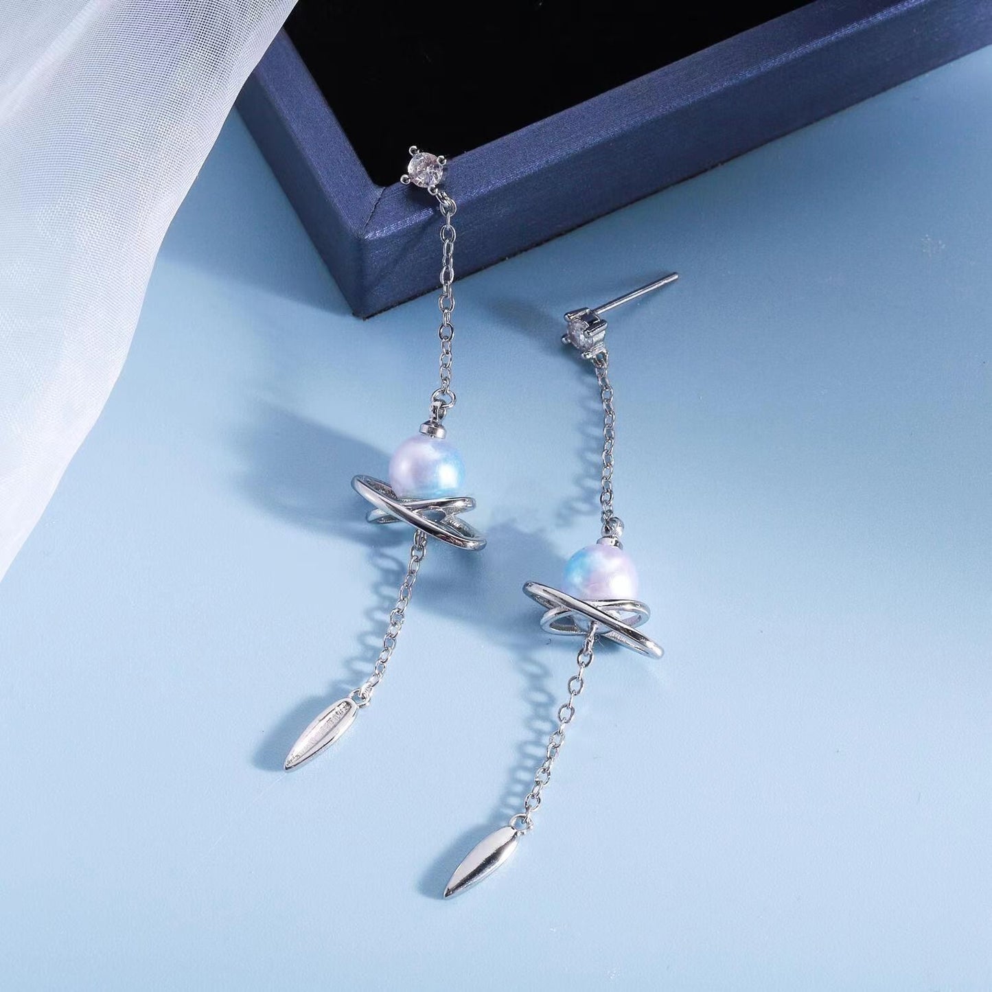 Elegant Pearl Drop Earrings