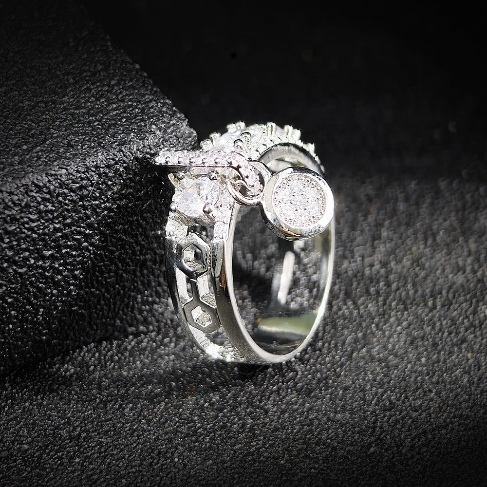 Elegant Prestige Crystal Ring