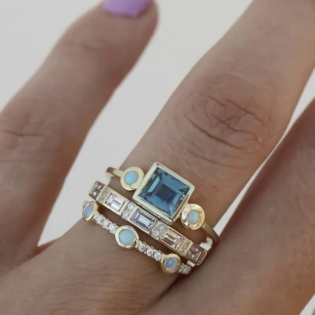 Elegant Sapphire Statement Ring