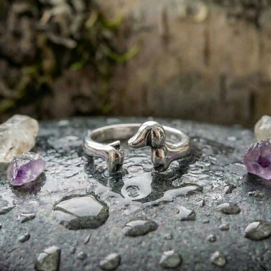 Vintage Dachshund Dog Ring