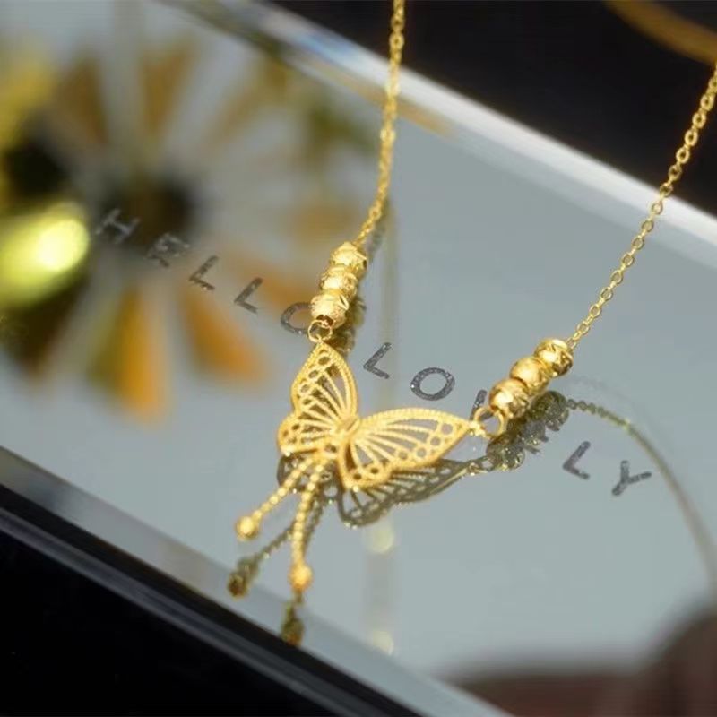 Gold Butterfly Necklace