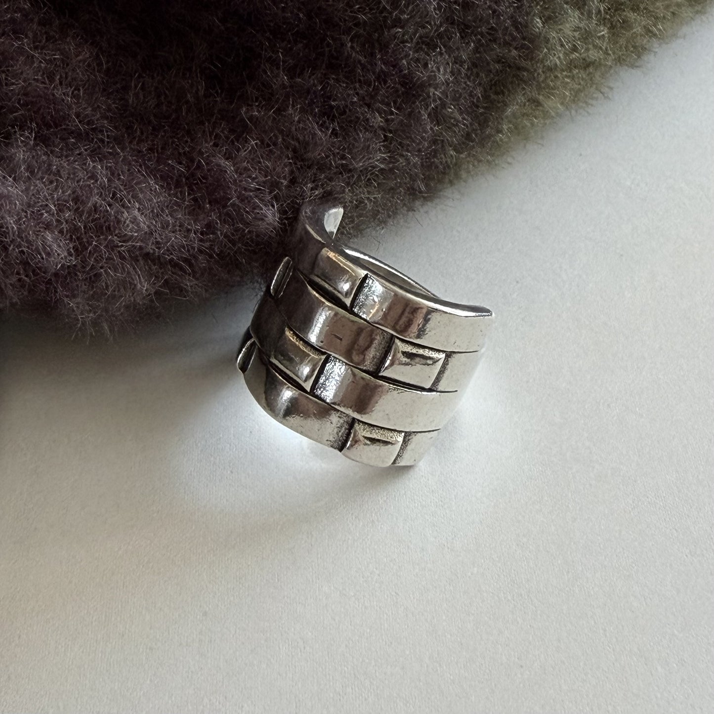 Modern Silver Ring