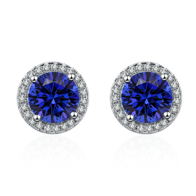 Lúcia Celestine White Gold Earrings