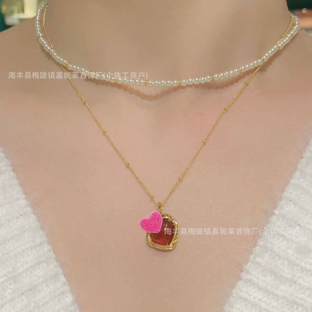 Romantic Heart Pendant Necklace