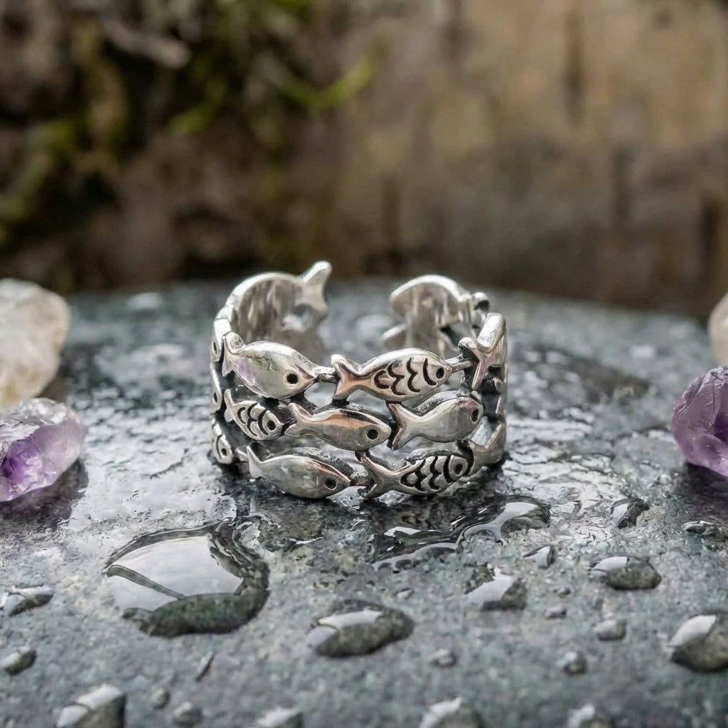 Silver Fish Ring