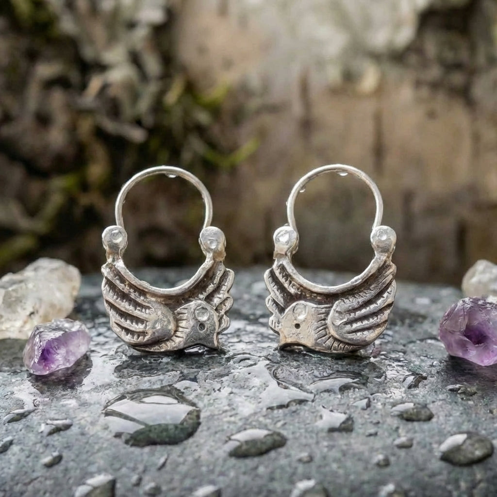 Vintage Bird Earrings