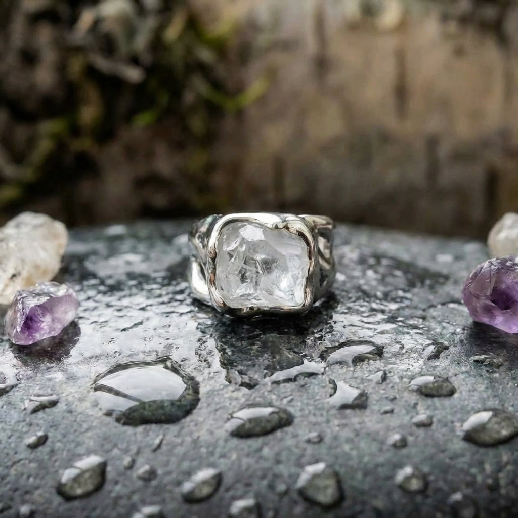 Vintage Crystal Statement Ring