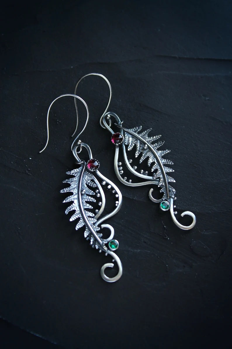 Vintage Fern Earrings