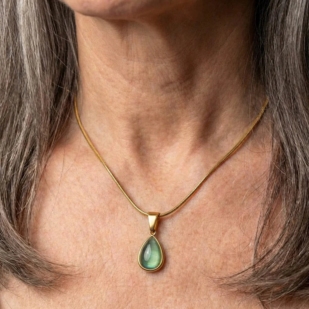 Vintage Green Crystal