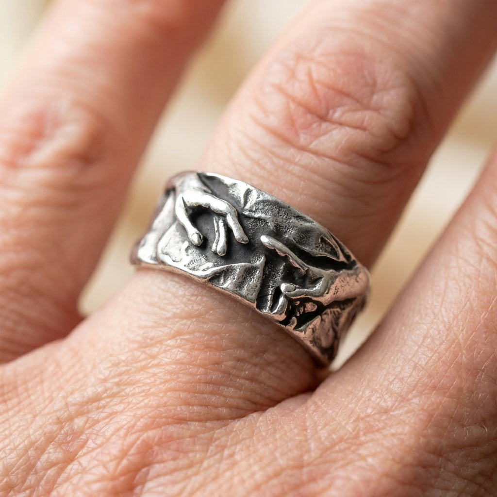 Vintage Hand Of God Ring
