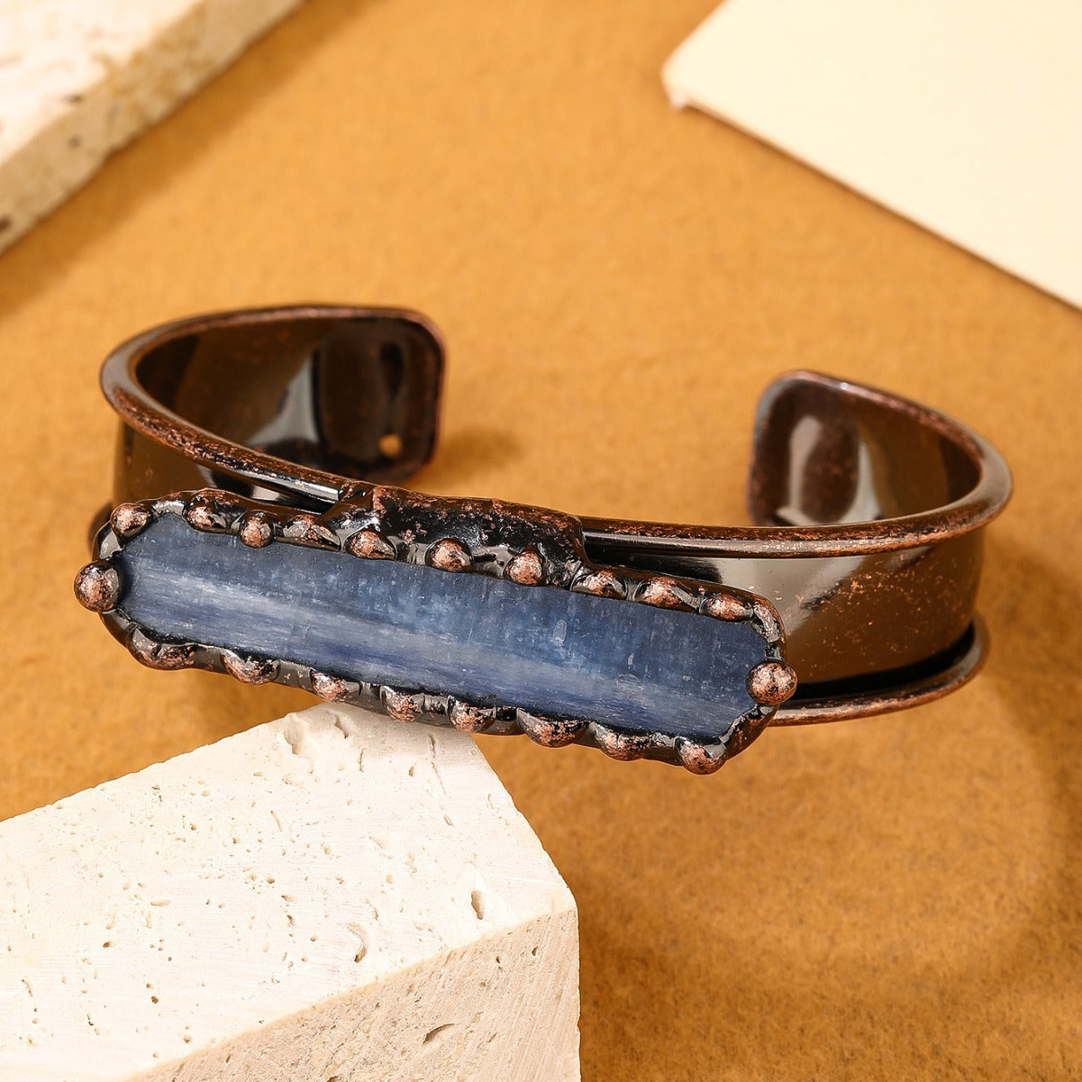 Vintage Kyanite Cuff Bracelet