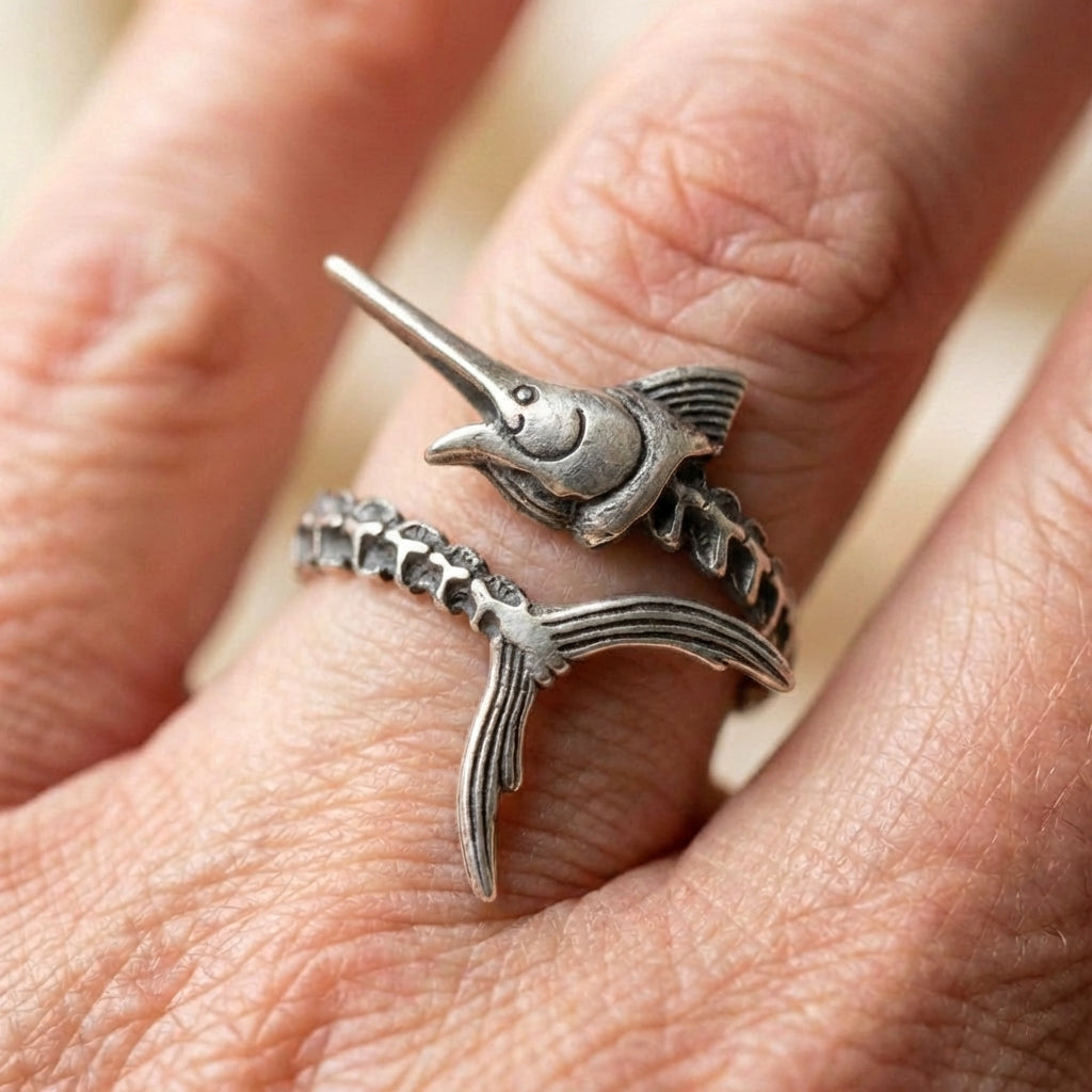 Vintage Marlin Fish Ring