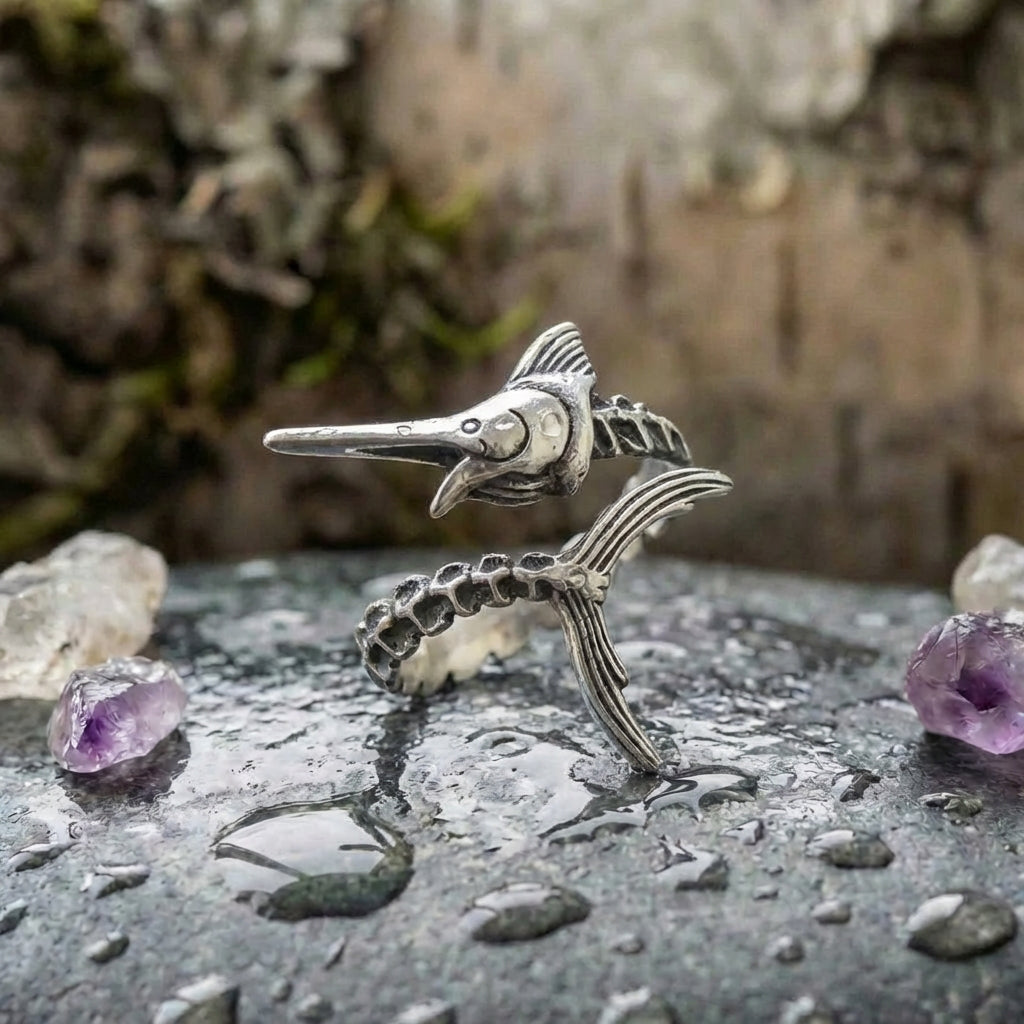 Vintage Marlin Fish Ring