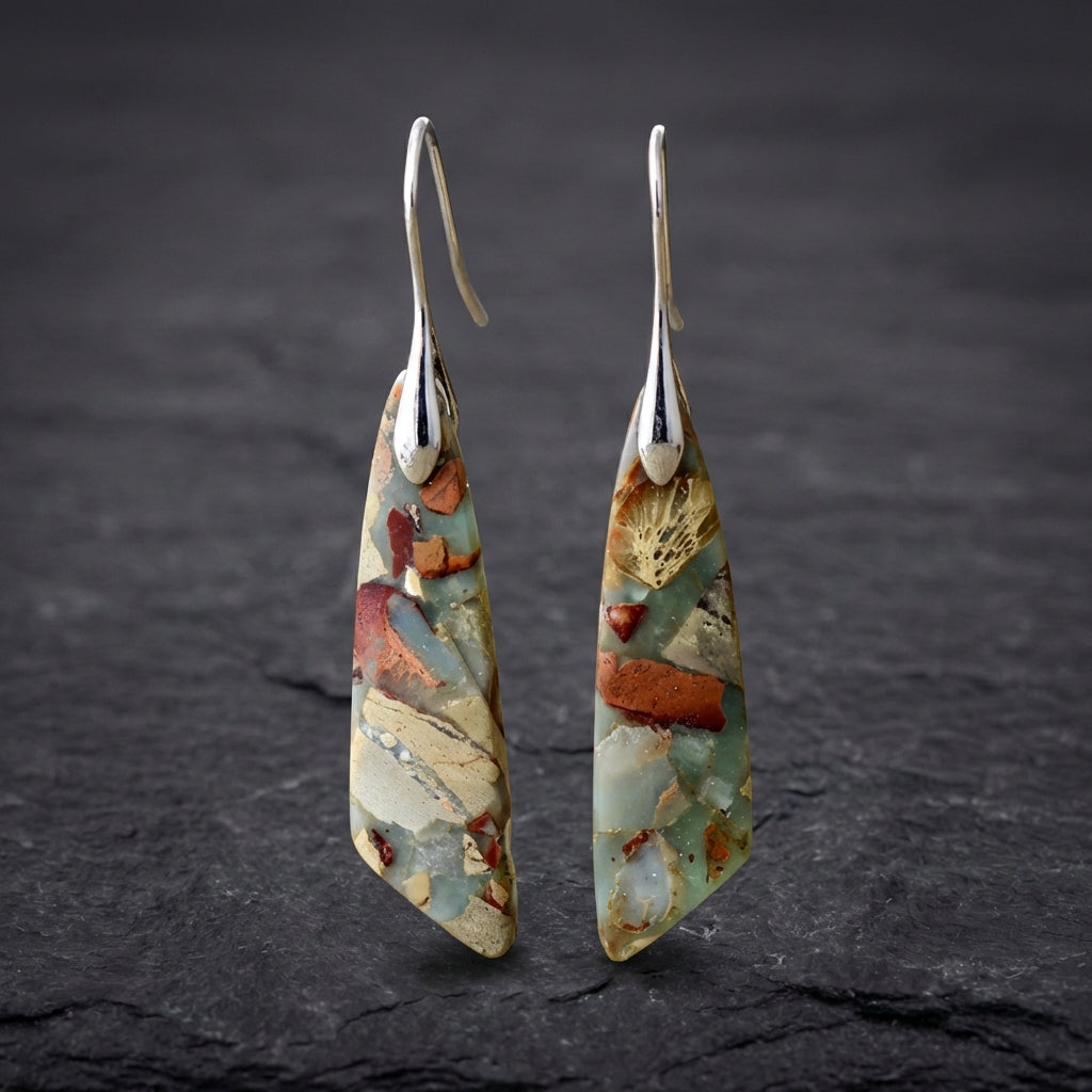 Vintage Nature Stone Earrings