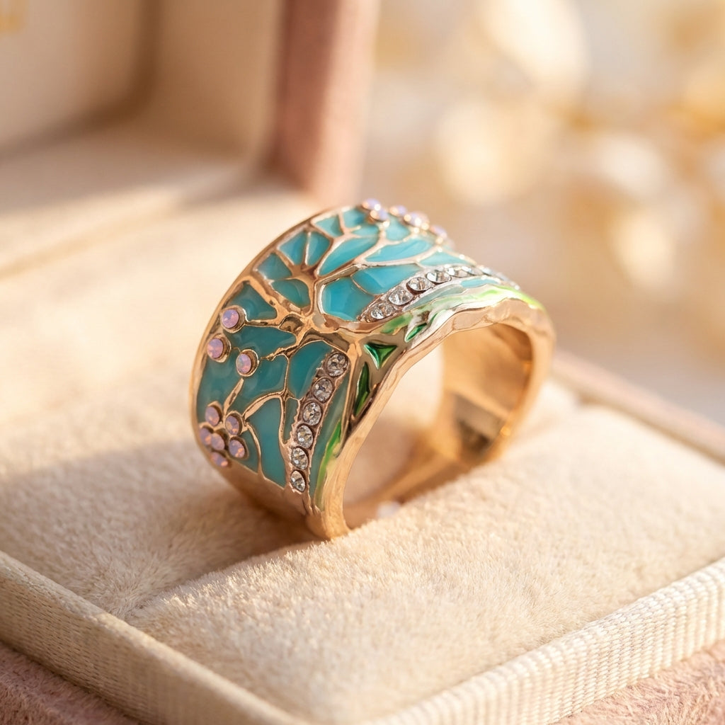 Vintage Opal Tree Ring