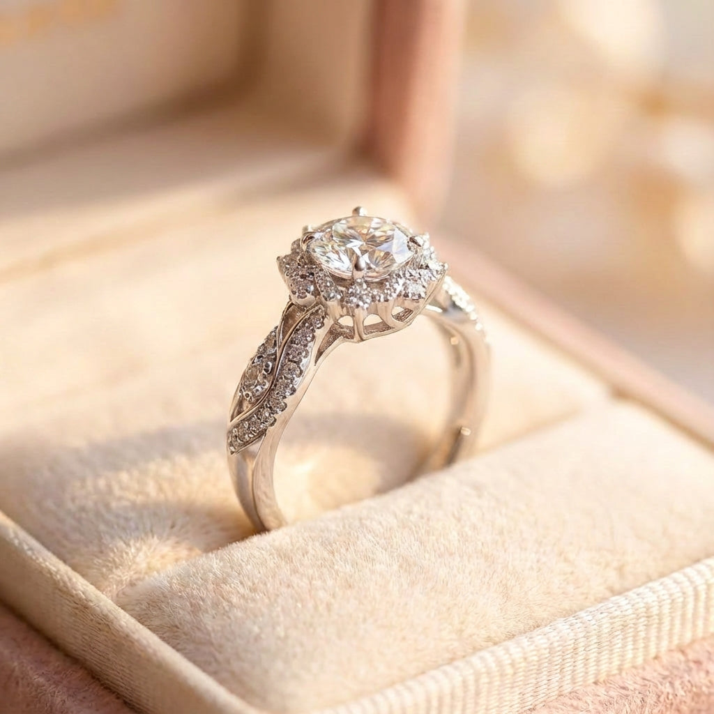 Vintage Radiance Silver Ring