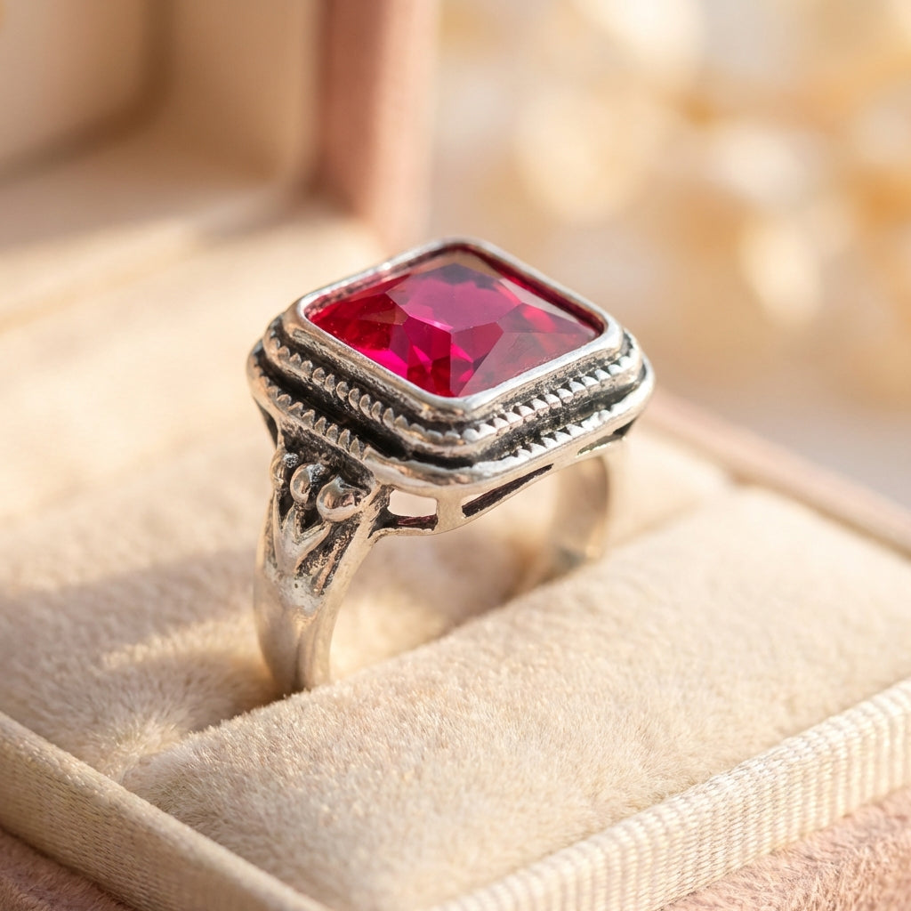 Vintage Ruby Statement Ring