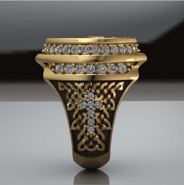 Romantische Gold Ring für besondere Momente