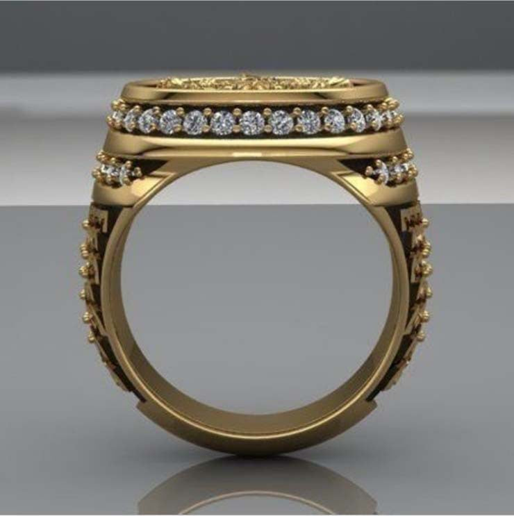 Romantische Gold Ring für besondere Momente