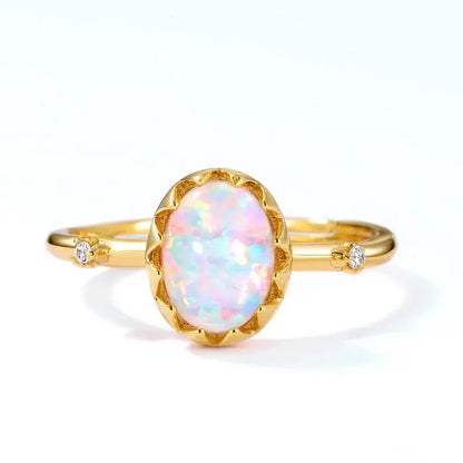 Aurora Opal Ring