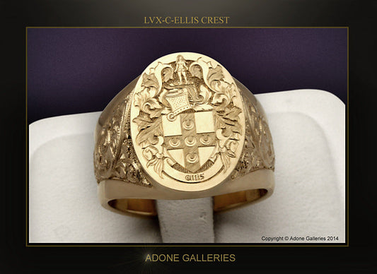 Klassische Gold Ring mit zeitloser Eleganz