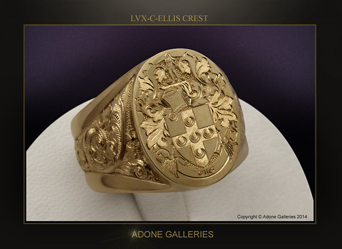 Klassische Gold Ring mit zeitloser Eleganz