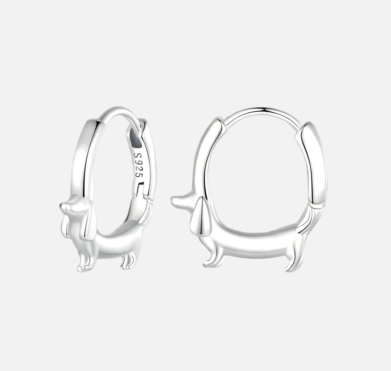 Precious Dachshund Hoops - A Pup Mom's Treasure