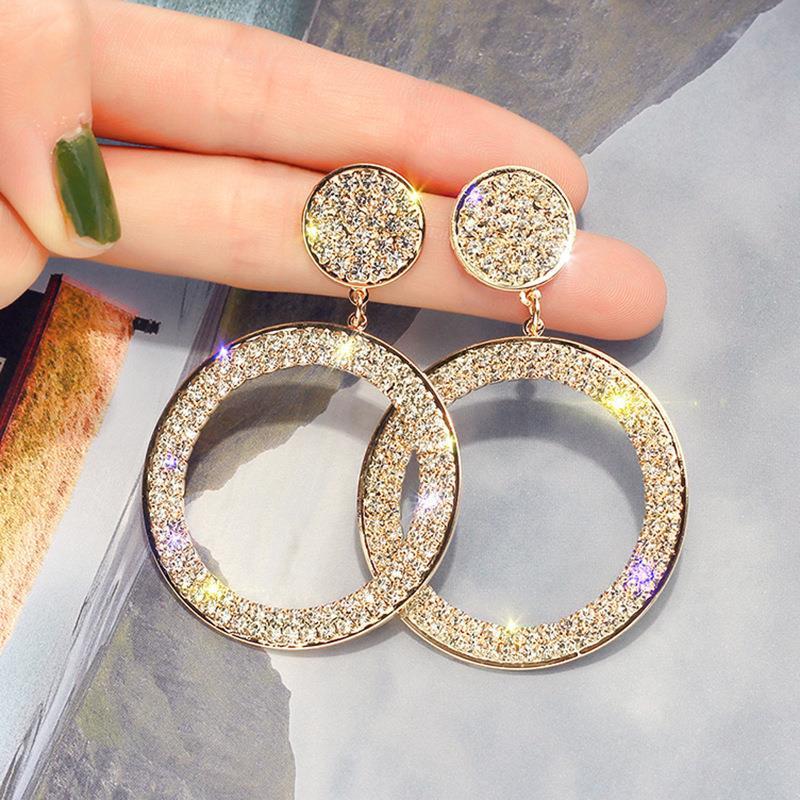 Zirconia Earrings In Gold And Silver