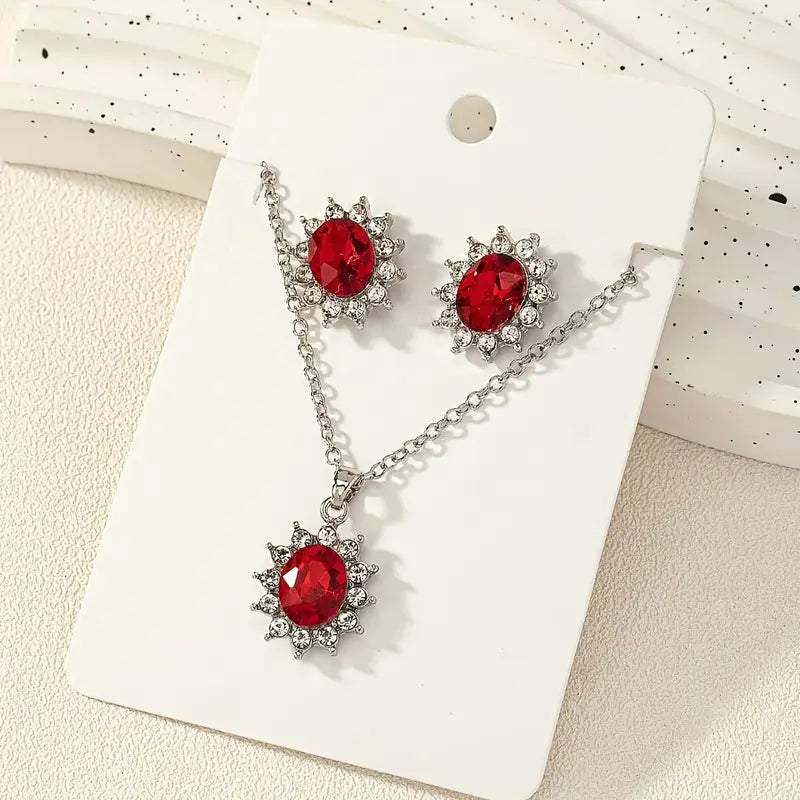 Katya Ruberyn White Gold Jewelry Set