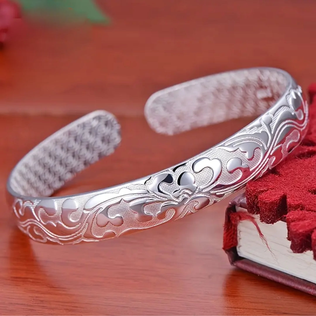 Vintage Open Silver Bracelet