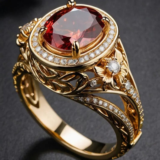 Royal Ruby Emblem Ring