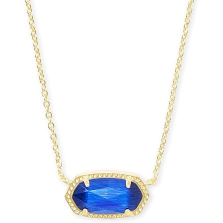 Oval Sapphire Necklace In Gold