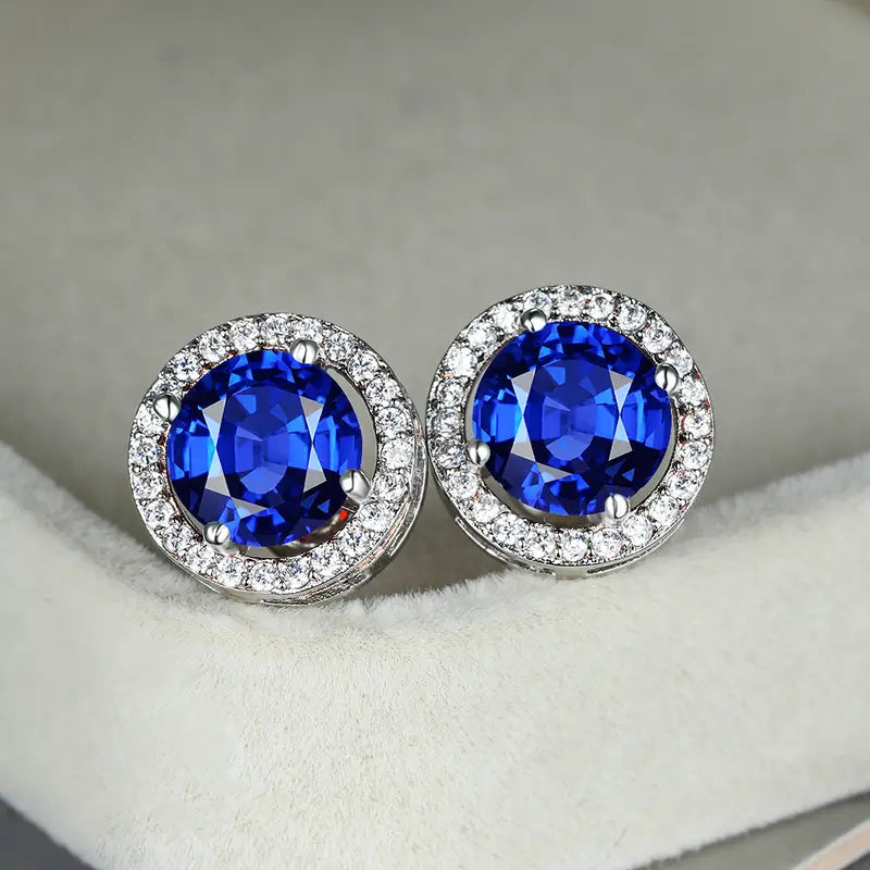 Lúcia Celestine White Gold Earrings