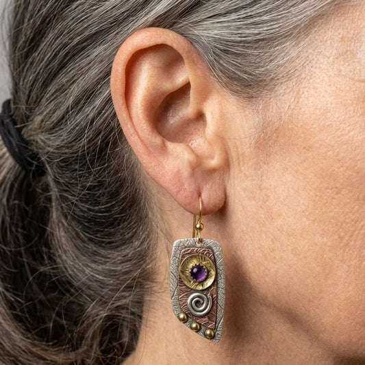Bohemian Amethyst Drop