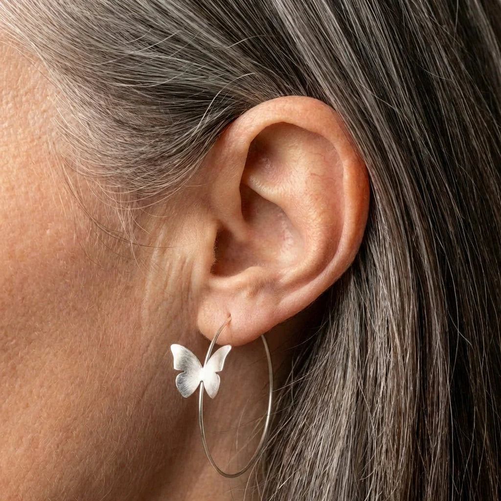 Bohemian Butterfly Hoop