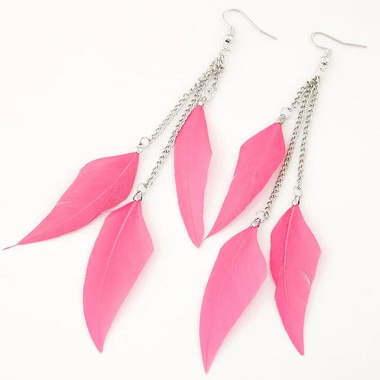 Bohemian Feather Earrings