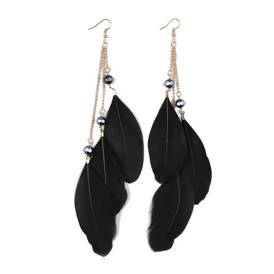Bohemian Feather Earrings