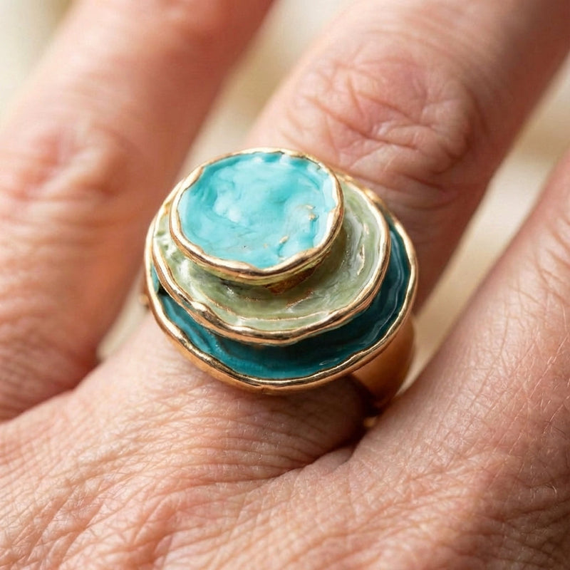 Bohemian Geometric Ring