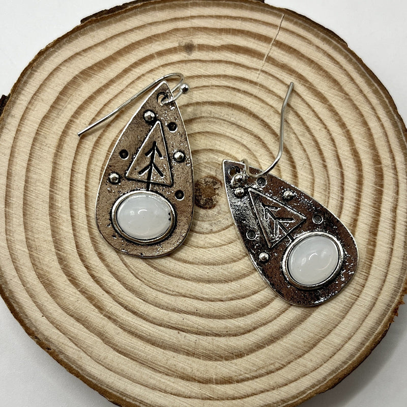Bohemian Moonstone Earrings
